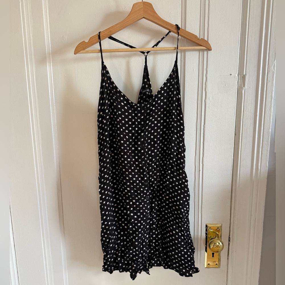 Obey Black and White Dress